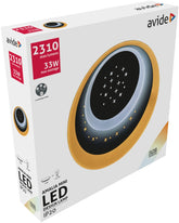 Avide Επιτοίχια Μοντέρνα Πλαφονιέρα Oyster Amalia mini 33W με 3 Επιλογές Φωτισμού